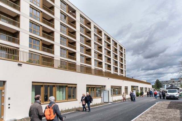 Aussenansicht Richtung Spital