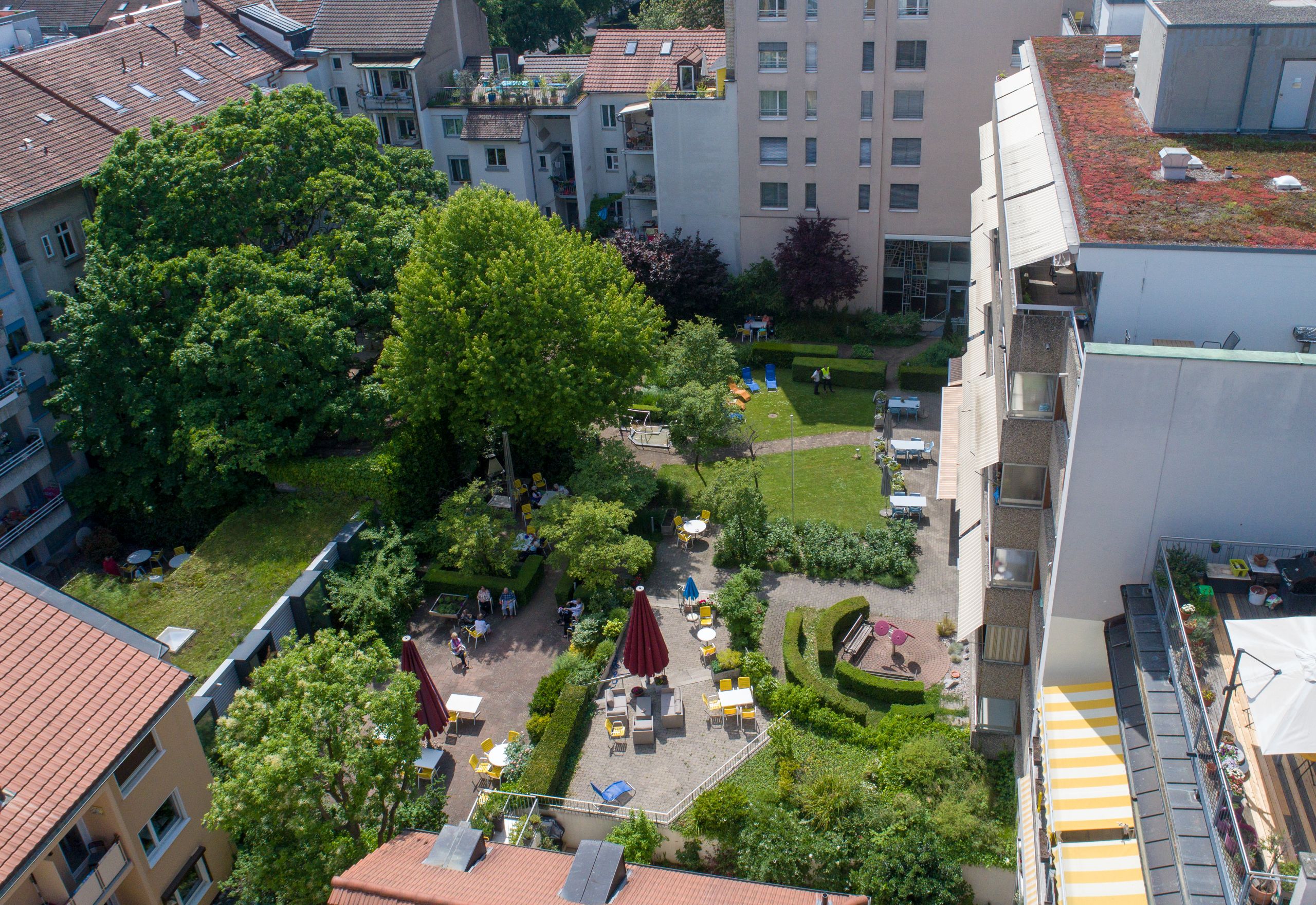 Drohne Garten WH aus Richtung Gustav Benz